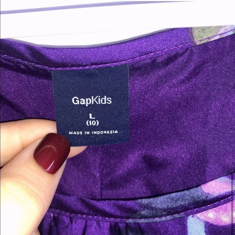 Gap Purple Floral Dress